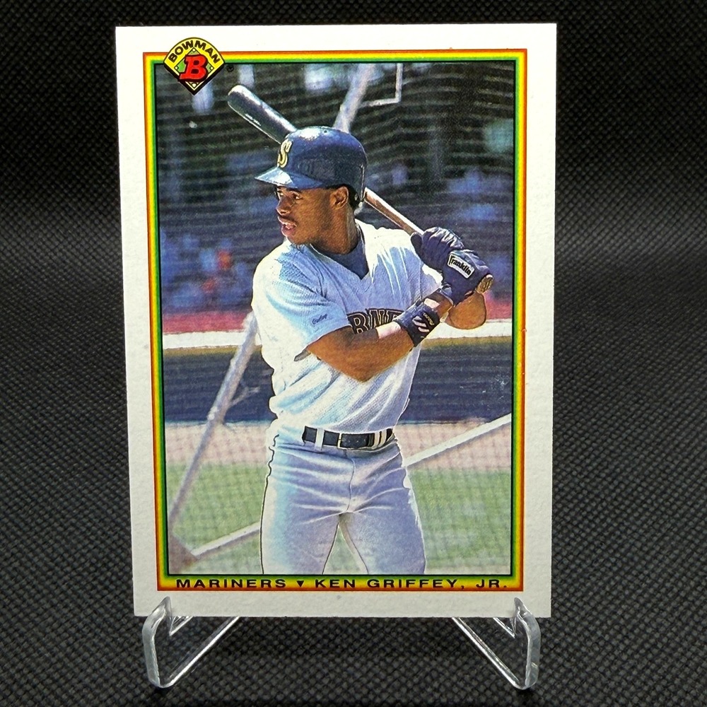 Ken Griffey Jr 1990 Bowman #481 Mariners Rookie Card EXVintage